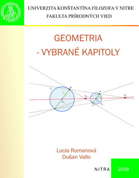 Geometria - vybrané kapitoly : zhodné a podobné zobrazenia. 1. vyd.