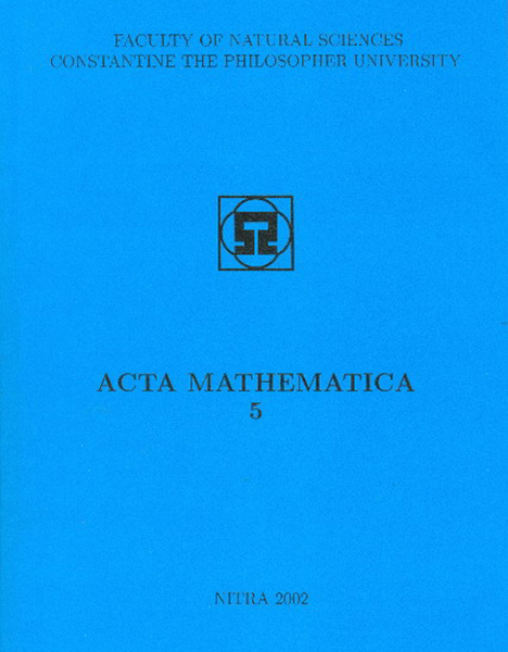 Acta mathematica 5