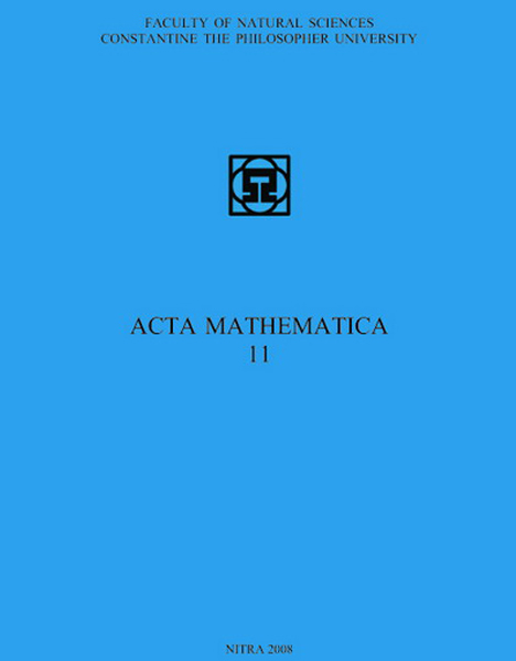 Acta mathematica 11