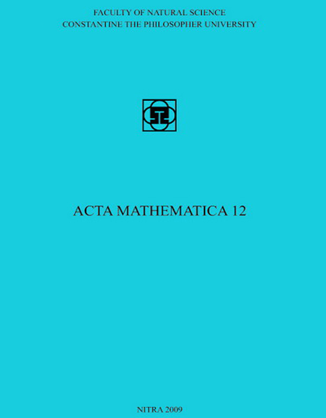 Acta mathematica 12 