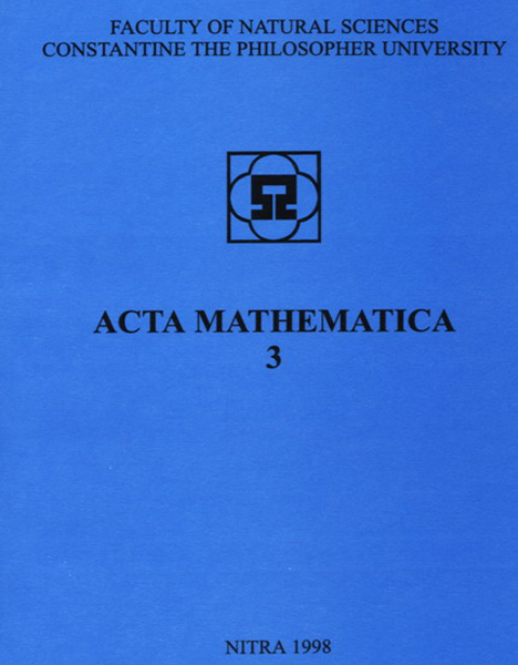 Acta Mathematica 3