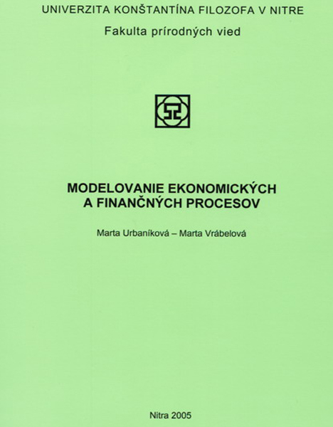 Modelovanie ekonomických a finančných procesov